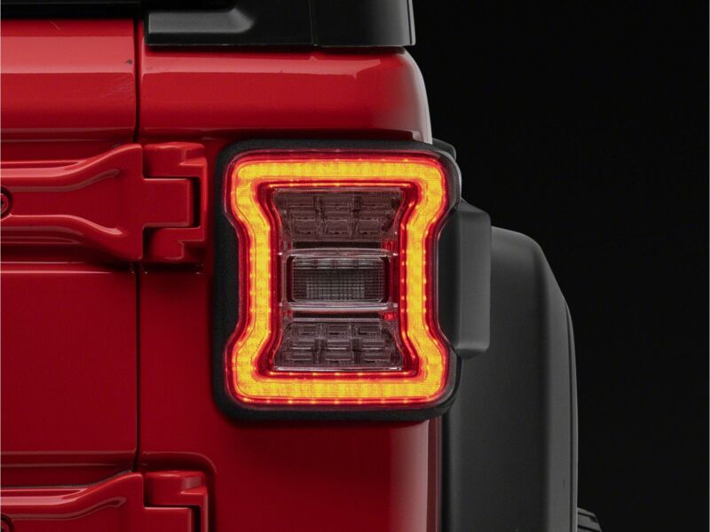 Raxiom 18-26 Jeep Wrangler JL LED Tail Lights- Clear Housing- Clear Lens-Tail Lights-Raxiom
