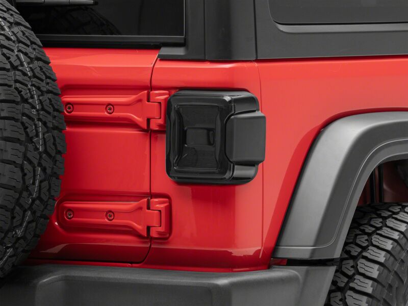 Raxiom 18-26 Jeep Wrangler JL LED Tail Lights- Red Housing- Smoked Lens-Tail Lights-Raxiom
