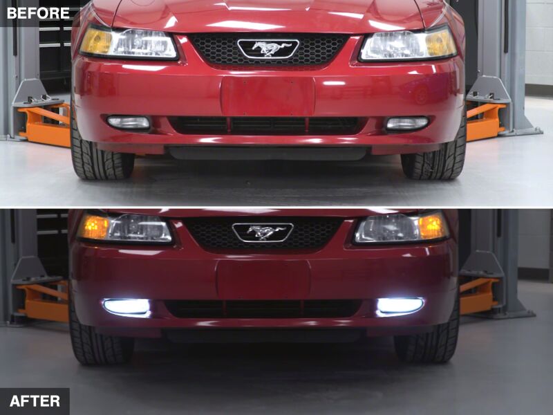 Raxiom 94-04 Ford Mustang Excl 03-04 Cobra Axial Series LED Fog Light Bulbs-Bulbs-Raxiom