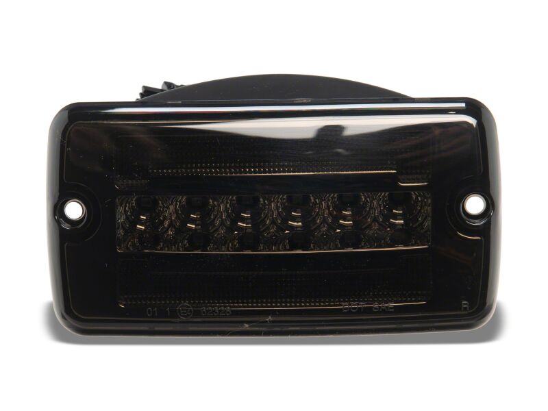 Raxiom 97-06 Jeep Wrangler TJ Axial Series LED Sequential Cornering Lights- Smoked-Light Bars & Cubes-Raxiom