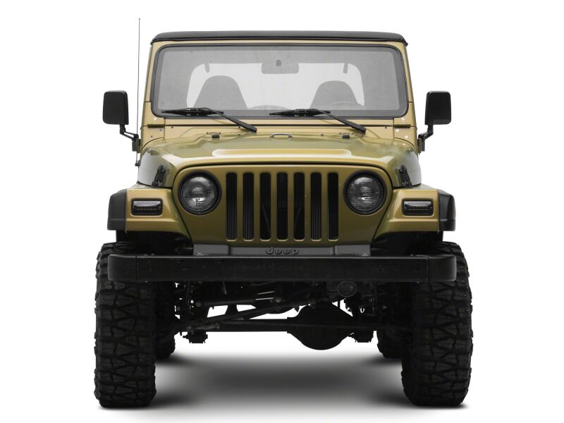 Raxiom 97-06 Jeep Wrangler TJ Axial Series LED Sequential Cornering Lights- Smoked-Light Bars & Cubes-Raxiom