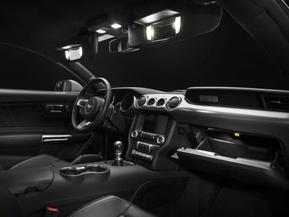 Raxiom15-23 Ford Mustang Axial Series Stage 2 Interior LED Lighting Kit- Cool White-Interior Lighting-Raxiom