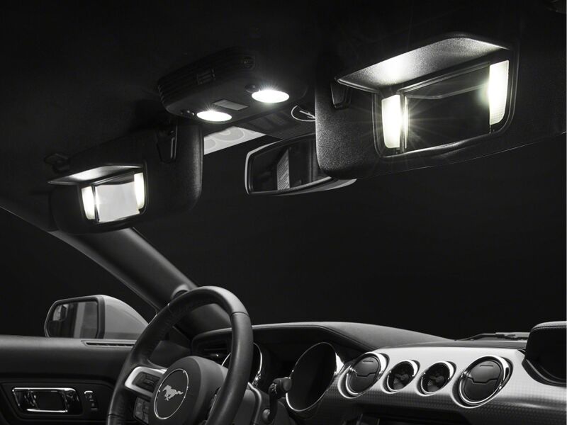 Raxiom15-23 Ford Mustang Axial Series Stage 2 Interior LED Lighting Kit- Cool White-Interior Lighting-Raxiom