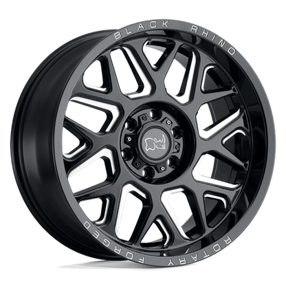 Black Rhino REAPER Gloss Black & Milled 20x9.5 -18 8x170mm 125.1mm