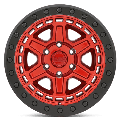 Black Rhino RENO Candy Red W/ Black Ring & Bolt 20x9.5 +12 6x139.7mm 112.1mm
