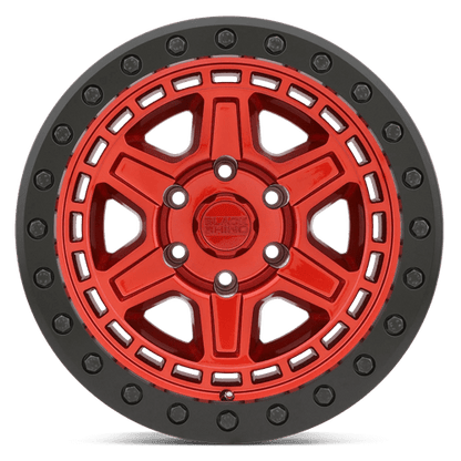 Black Rhino RENO Candy Red W/ Black Ring & Bolt 20x9.5 +12 6x139.7mm 112.1mm