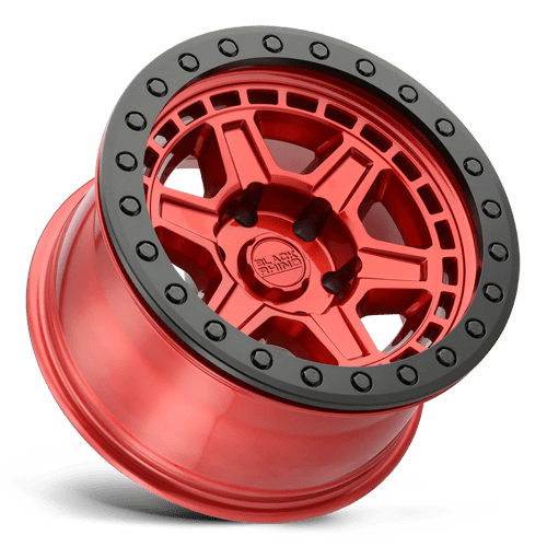 Black Rhino RENO Candy Red W/ Black Ring & Bolt 20x9.5 +12 6x139.7mm 112.1mm