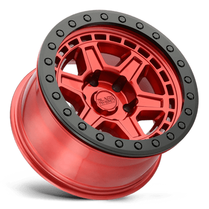 Black Rhino RENO Candy Red W/ Black Ring & Bolt 20x9.5 +12 6x139.7mm 112.1mm
