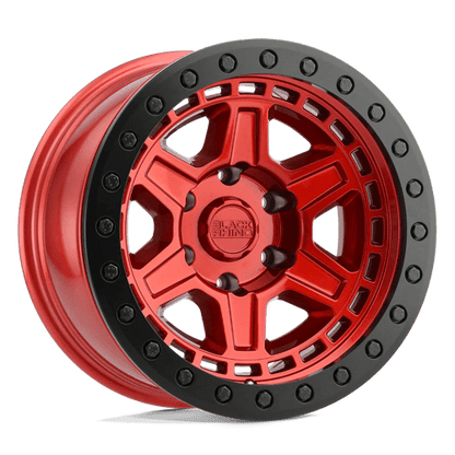 Black Rhino RENO Candy Red W/ Black Ring & Bolt 20x9.5 +12 6x139.7mm 112.1mm