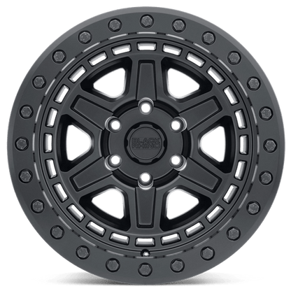 Black Rhino RENO Matte Black W/ Brass Bolts 17x9 0 6x135mm 87.1mm