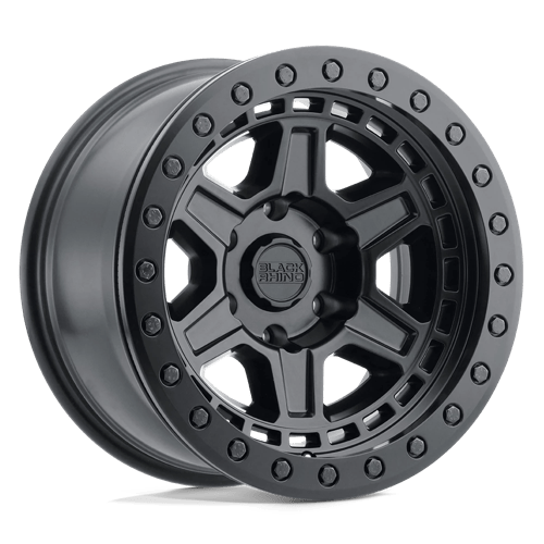 Black Rhino RENO Matte Black W/ Brass Bolts 17x9 0 6x139.7mm 112.1mm