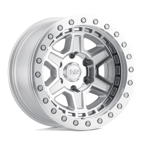 Black Rhino RENO Silver W/ Mirror Face & Lip 17x9 0 6x139.7mm 112.1mm