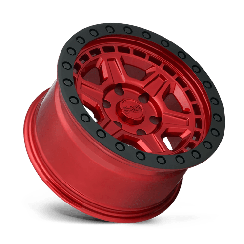 Black Rhino RENO Candy Red W/ Black Ring & Bolt 17x9 0 6x135mm 87.1mm