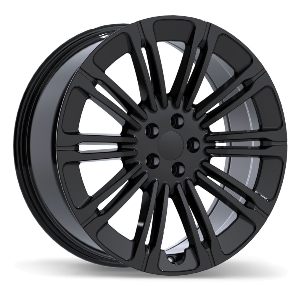 Replika R277 Gloss Black 20x8.5 +42 5x108mm 63.4mm-Wheels-Replika