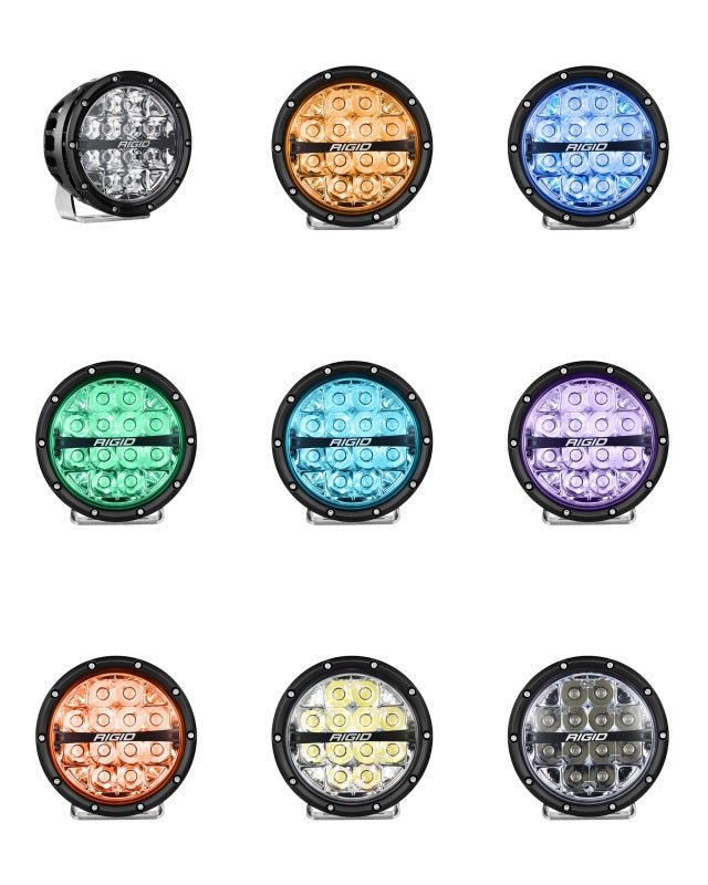 Rigid Industries 360-Series 6in LED Off-Road Spot Beam - RGBW-Light Bars & Cubes-Rigid Industries