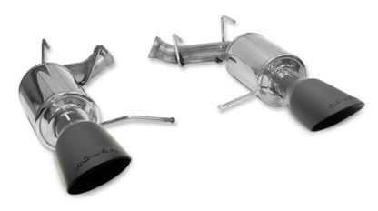 Roush 11-14 Mustang V6 Black Tip Axle Back Exhaust-Axle Back-Roush