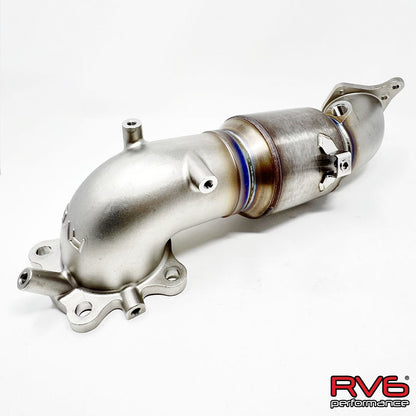 RV6 GESi G - Sport Catted Downpipe for 22+ Civic 1.5T / 22+ Civic SI Downpipes