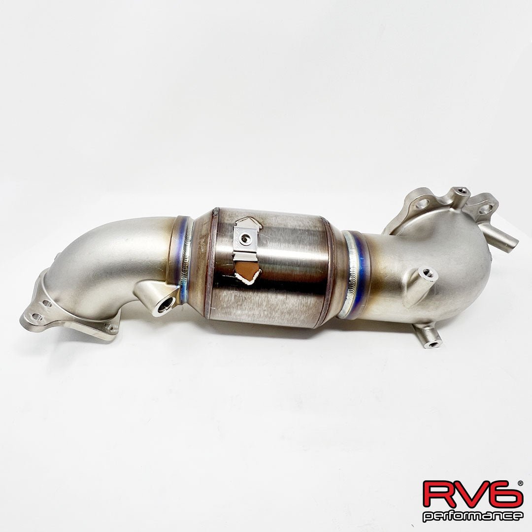RV6 GESi G - Sport Catted Downpipe for 22+ Civic 1.5T / 22+ Civic SI Downpipes