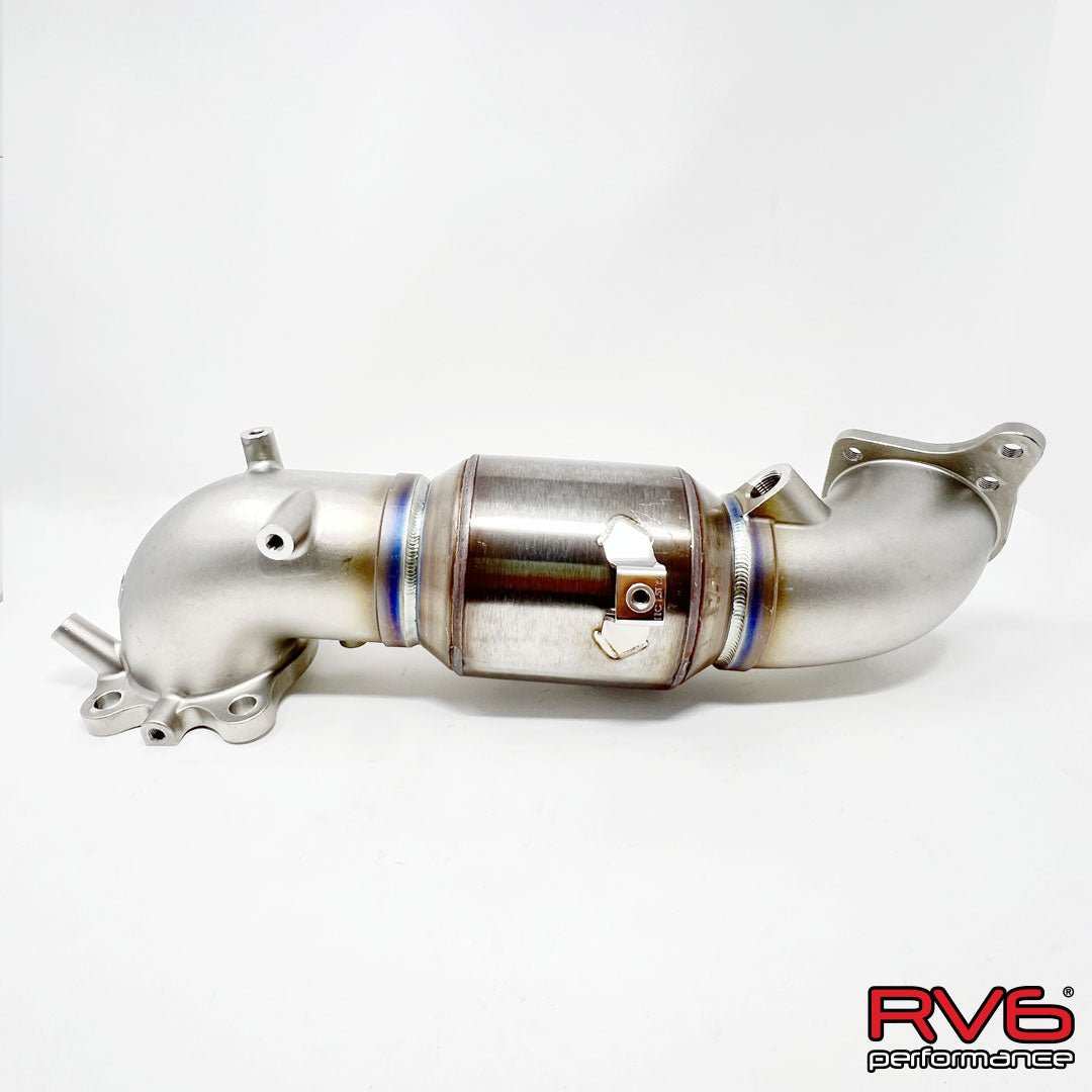 RV6 GESi G - Sport Catted Downpipe for 22+ Civic 1.5T / 22+ Civic SI Downpipes
