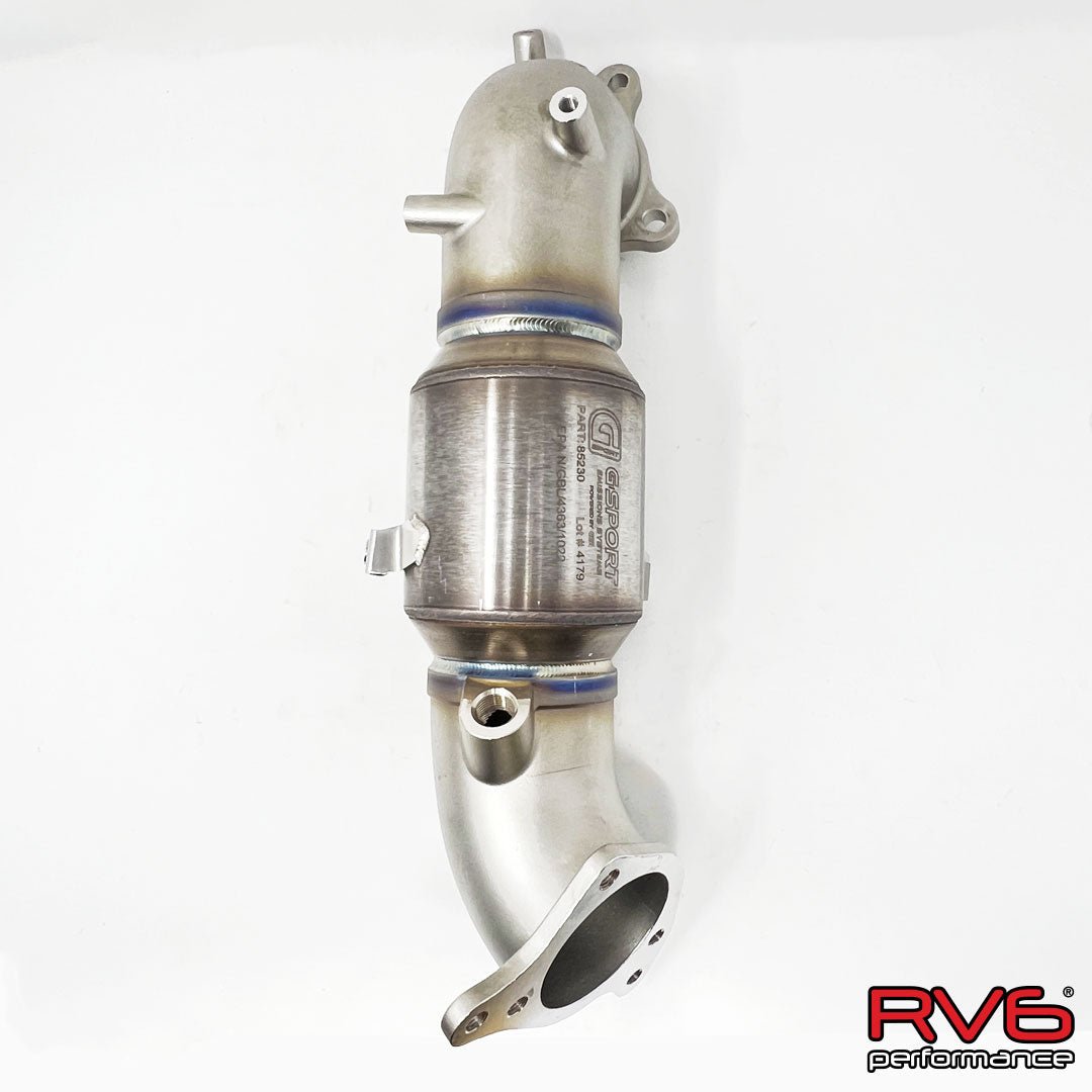 RV6 GESi G - Sport Catted Downpipe for 22+ Civic 1.5T / 22+ Civic SI Downpipes