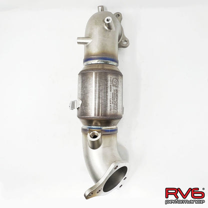 RV6 GESi G - Sport Catted Downpipe for 22+ Civic 1.5T / 22+ Civic SI Downpipes