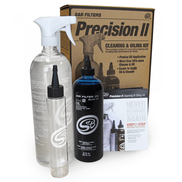 S&B Precision II: Cleaning & Oil Kit 6 Pack (Blue Oil) (88 - 0014) - Intake Oil Kit - S&B Filters