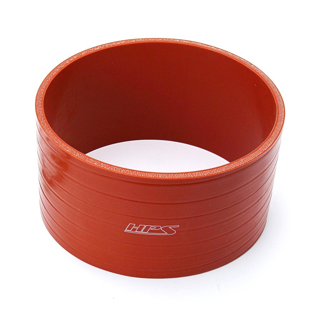 HPS 8" (200mm) ID Silicone Straight Coupler Hose, Ultra High Temp 6-ply Aramid Reinforced, Max. Temperature Rating 500F