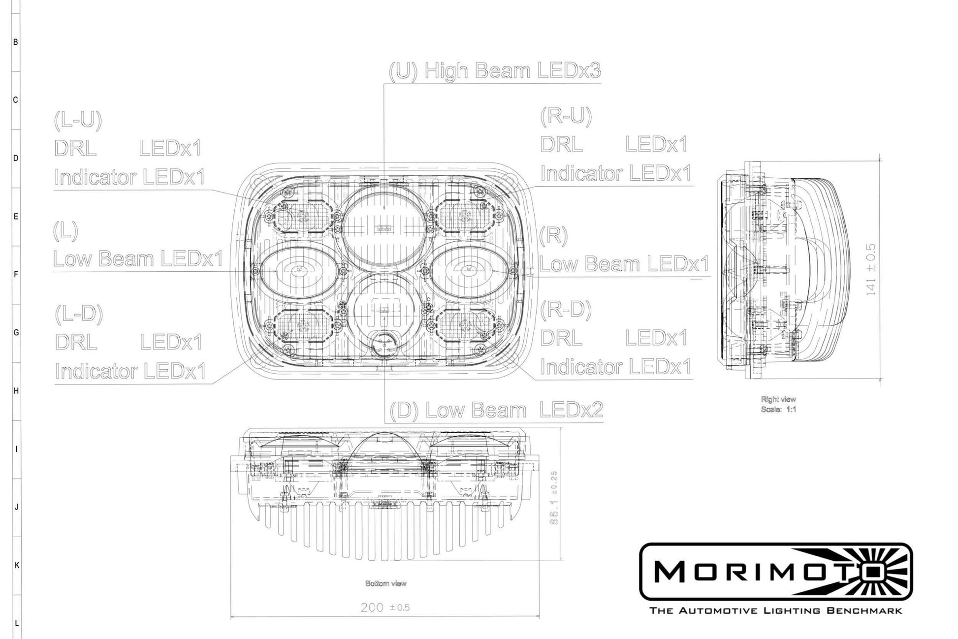 Sealed Beam: Morimoto Sealed5 (5x7) - Headlights (Sealed Beam) - Morimoto