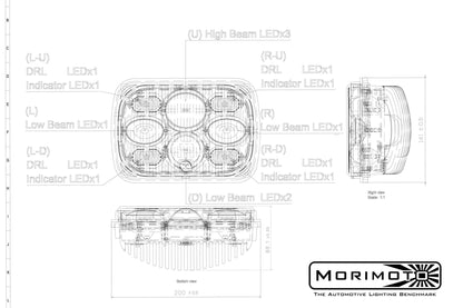 Sealed Beam: Morimoto Sealed5 (5x7) - Headlights (Sealed Beam) - Morimoto