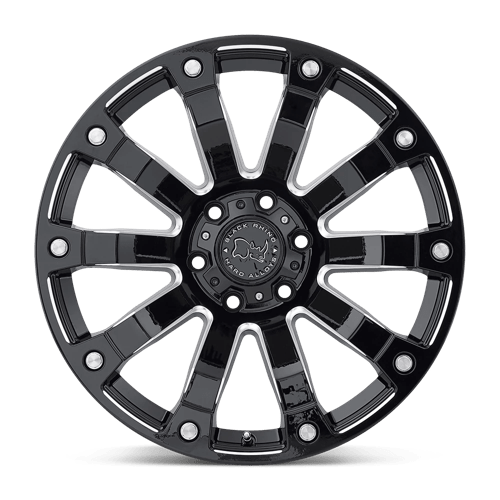 Black Rhino SELKIRK Gloss Black Milled 20x10 -12 5x139.7mm 78.1mm