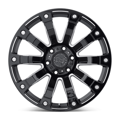 Black Rhino SELKIRK Gloss Black Milled 20x10 -12 5x139.7mm 78.1mm