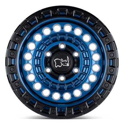 Black Rhino SENTINEL Cobalt Blue W/ Black Ring 20x9.5 +12 6x139.7mm 112.1mm