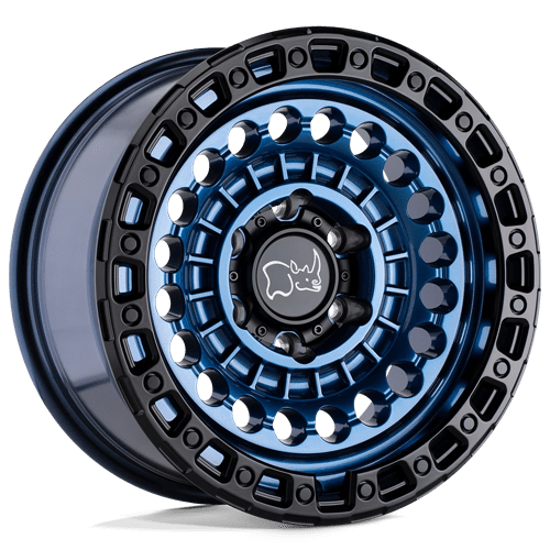 Black Rhino SENTINEL Cobalt Blue W/ Black Ring 17x8.5 0 8x165.1mm 125.1mm