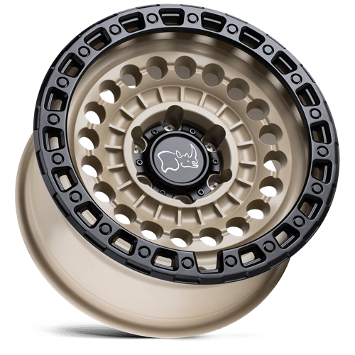 Black Rhino SENTINEL Desert Sand W/ Black Ring 20x9.5 -18 8x170mm 125.1mm