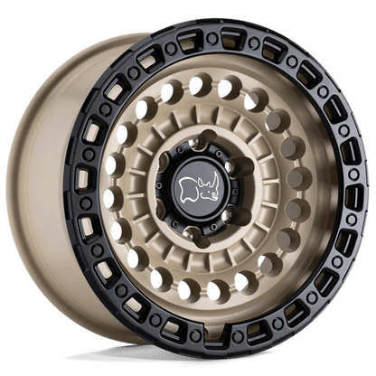 Black Rhino SENTINEL Desert Sand W/ Black Ring 20x9.5 +12 6x139.7mm 112.1mm