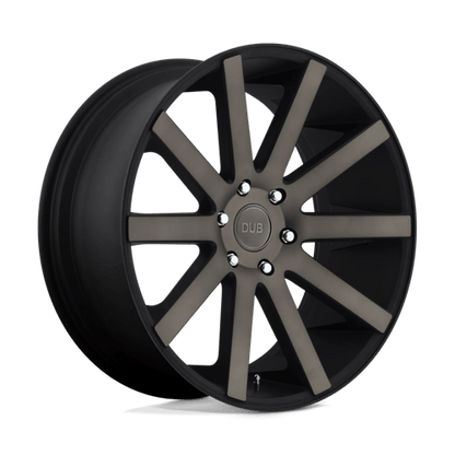 DUB S121 SHOT CALLA Matte Black Double Dark Tint 22x9 +38 5x114.3mm 72.6mm