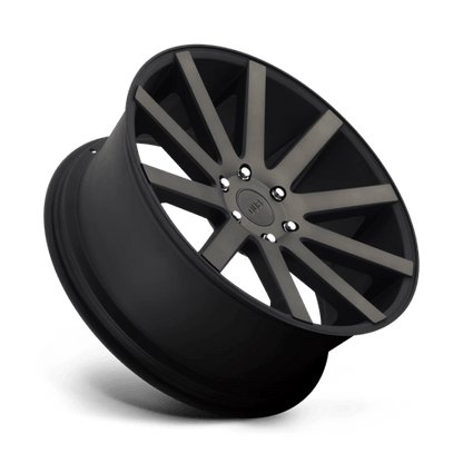 DUB S121 SHOT CALLA Matte Black Double Dark Tint 22x10.5 +35 5x127mm 71.5mm