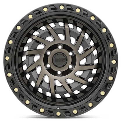 Black Rhino SHREDDER Matte Black W/ Mach Dark Tint 17x9 0 5x127mm 71.5mm