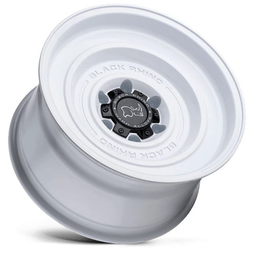 Black Rhino SOLID Gloss White 17x9.5 -18 5x127mm 71.5mm