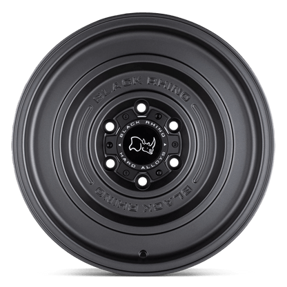 Black Rhino SOLID Matte Gun Black 17x9.5 -18 5x127mm 71.5mm