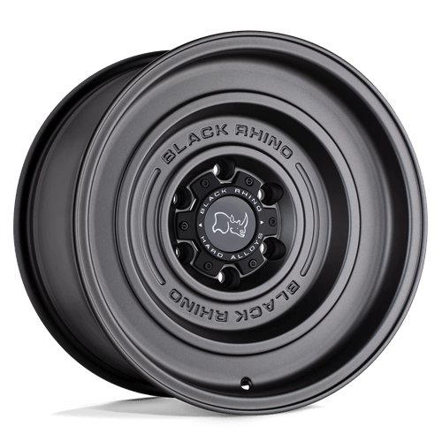 Black Rhino SOLID Matte Gun Black 17x9.5 -18 5x127mm 71.5mm