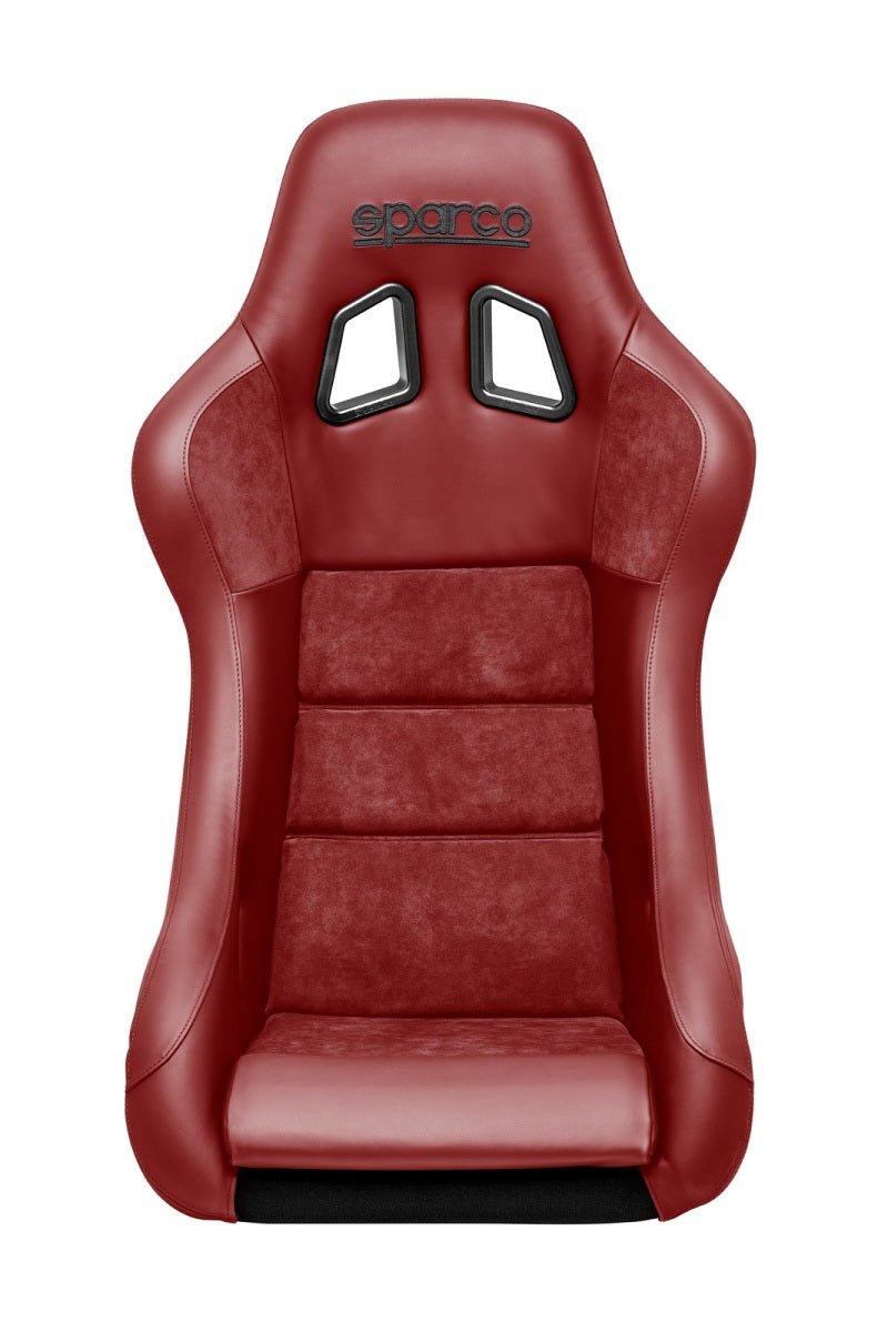 Sparco Seat QRT Performance Leather/Alcantara Red (Must Use Side Mount 600QRT) Race Seats