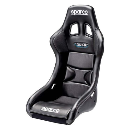 Sparco Seat QRT-R 2019 Vinyl Blk (Must Use Side Mount 600QRT)-Race Seats-SPARCO