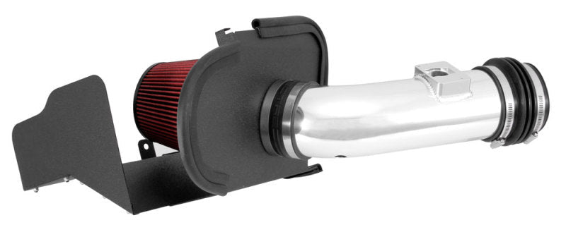 Spectre 03-07 Ford SD V8-6.7L DSL Air Intake Kit - Polished w/Red Filter-Cold Air Intakes-Spectre