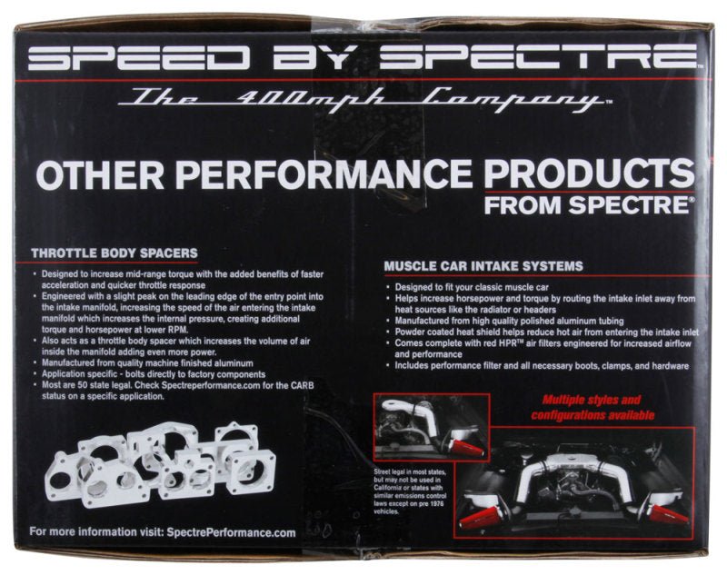 Spectre 06-11 Honda Civic L4-1.8L F/I Air Intake Kit-Cold Air Intakes-Spectre