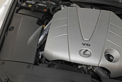 Spectre 06-12 Lexus IS250/IS350 V6-2.5/3.5L F/I Air Intake Kit - Polished w/Red Filter-Cold Air Intakes-Spectre