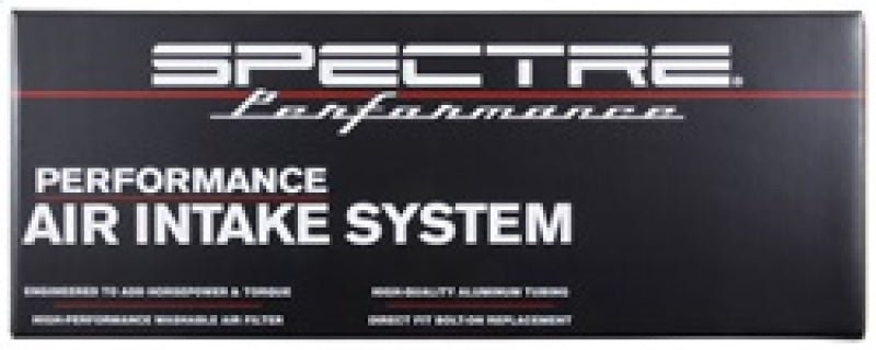 Spectre 09-17 Nissan Maxima V6-3.5L F/I Air Intake Kit - Polished w/Red Filter-Cold Air Intakes-Spectre