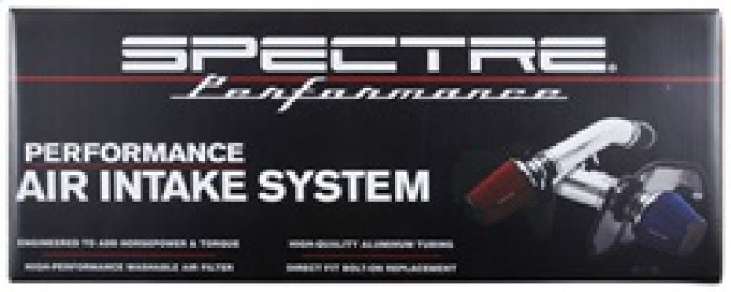 Spectre 09-17 Nissan Maxima V6-3.5L F/I Air Intake Kit - Polished w/Red Filter-Cold Air Intakes-Spectre