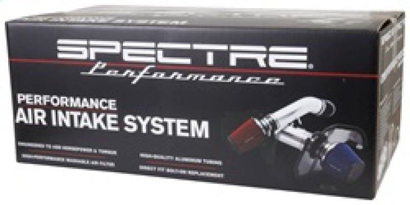 Spectre 09-17 Nissan Maxima V6-3.5L F/I Air Intake Kit - Polished w/Red Filter-Cold Air Intakes-Spectre