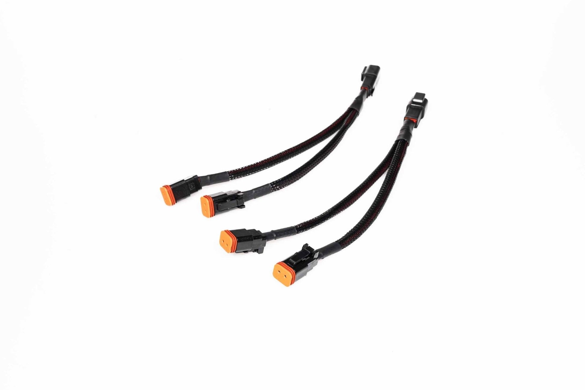 Splitters: Deutsch 2P Male to 2x Deutsch 2P Female (Pair) - Offroad Wiring - Morimoto